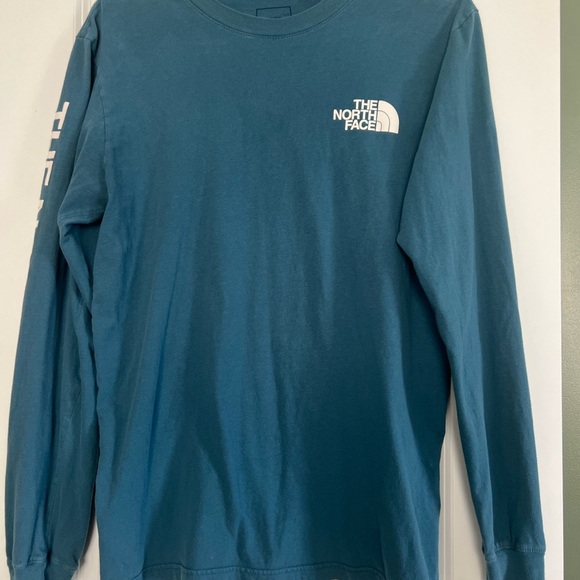 The North Face Blue Long Sleeve Shirt - Picture 1 of 5